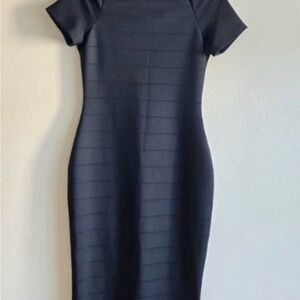 Haute Monde Black Off The Shoulder Stretch Bodycon Dress Size Large cocktail